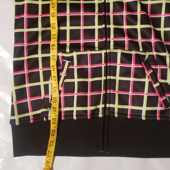 Aperture Pink, Green and Black Snow Fleece - S - Picture 5 of 8